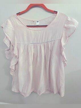 Barely pink fairy gauze top